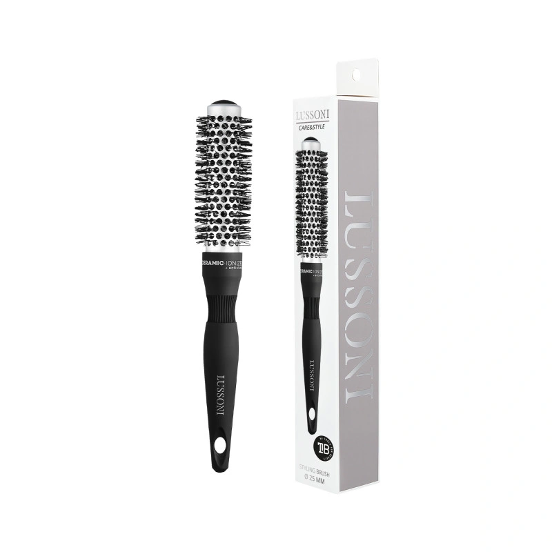 LUSSONI CARE & STYLE Round Silver styling 25mm képe 1